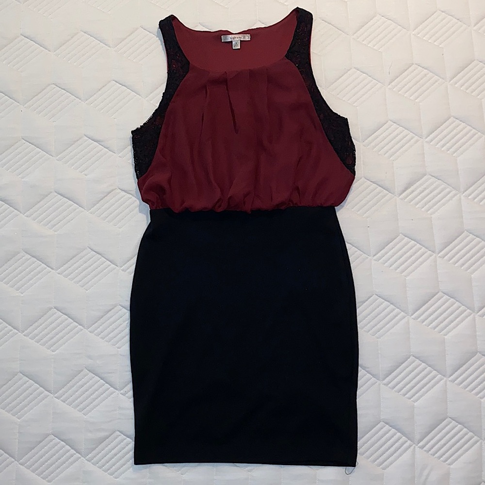 Black & red dress